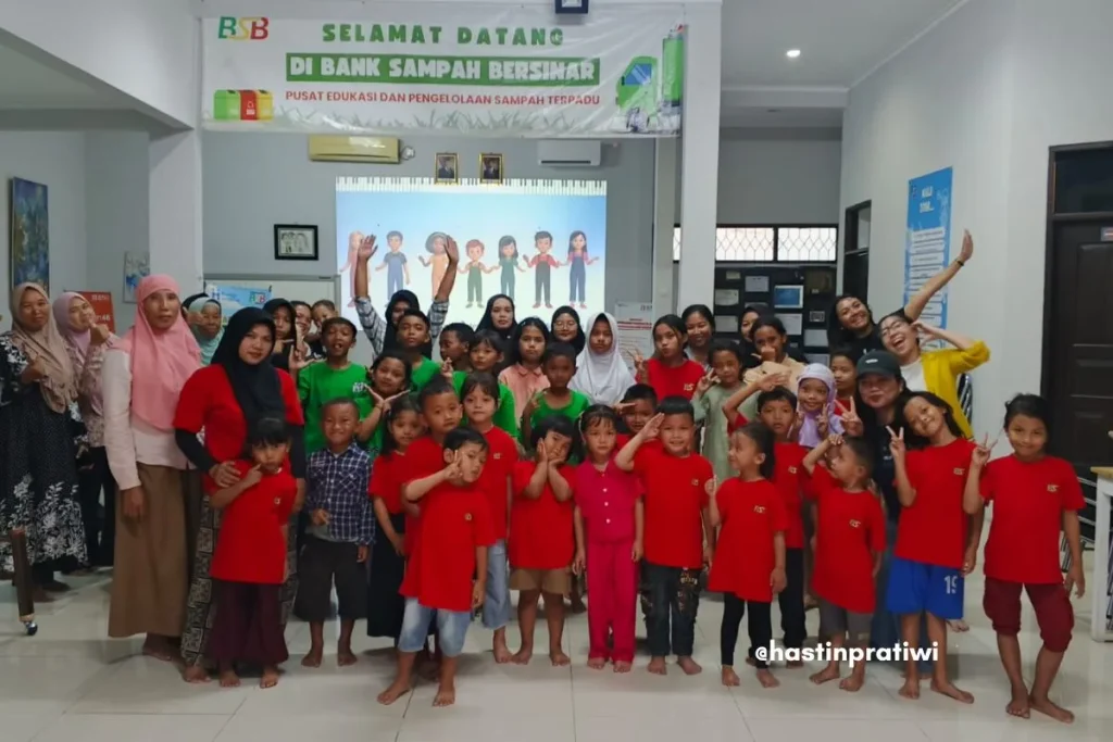 Ekonomi sirkular Indoneia dan Bank Sampah Induk Bersinar 